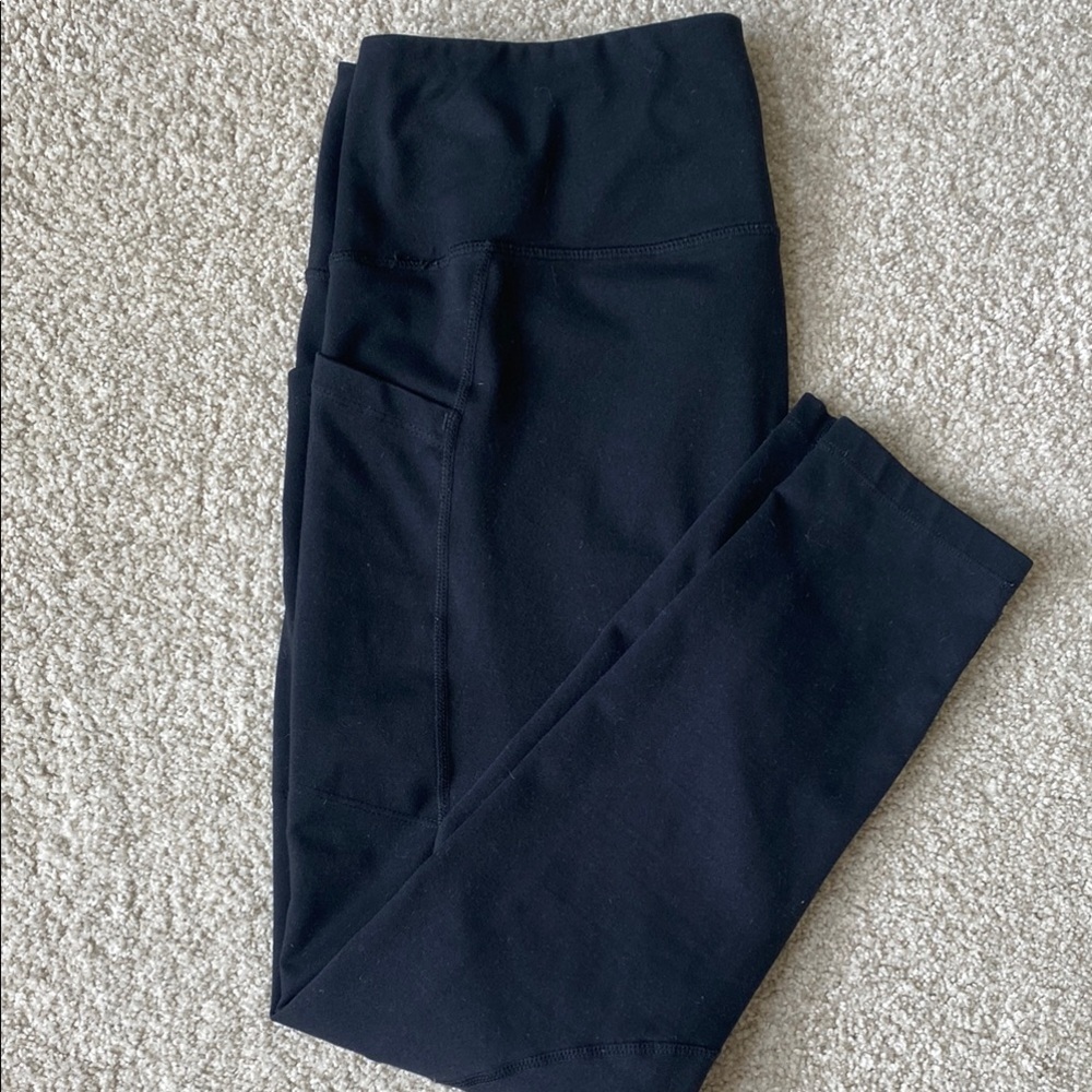 Zella ankle length leggings, with side pockets (large)